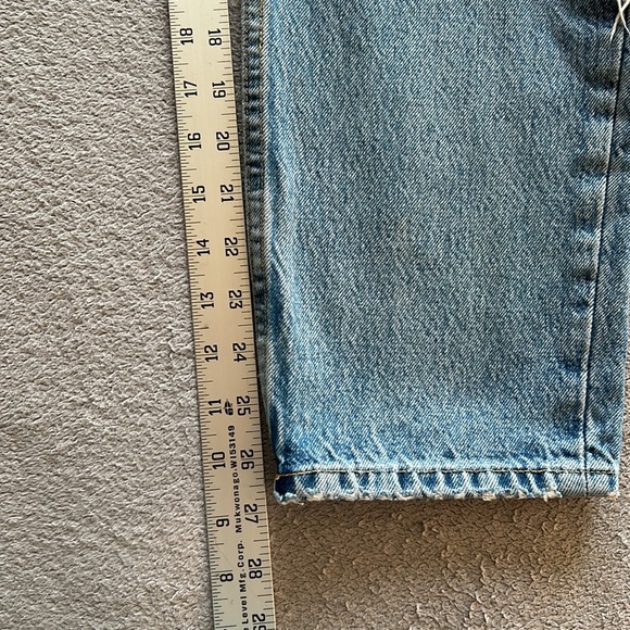 Zara | Women’s Straight Leg Distressed Denim Jeans - Size 10 Ripped Casual - Picture 7 of 9